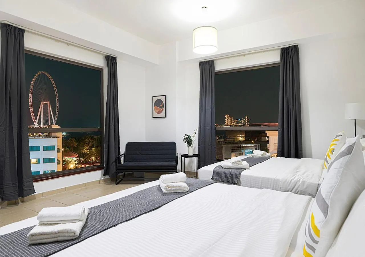 2 Min Walk To Jbr Beach & Dubai Marina - Sea View