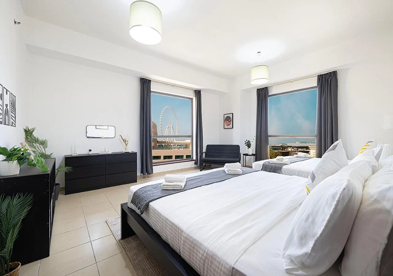2 Min Walk To Jbr Beach & Dubai Marina - Sea View Apartment